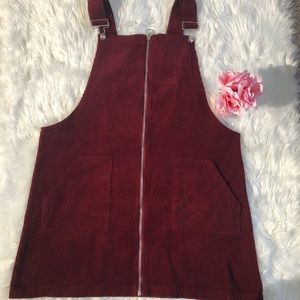 Justify Corduroy Overall Dress